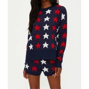 NWT Beach Riot Callie Star Print Sweatshirt Size L